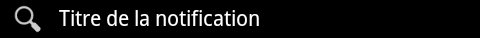 Au moment de la notification