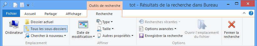 Ruban Rechercher