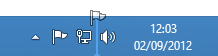 Déplacer une icône de la zone de notifications