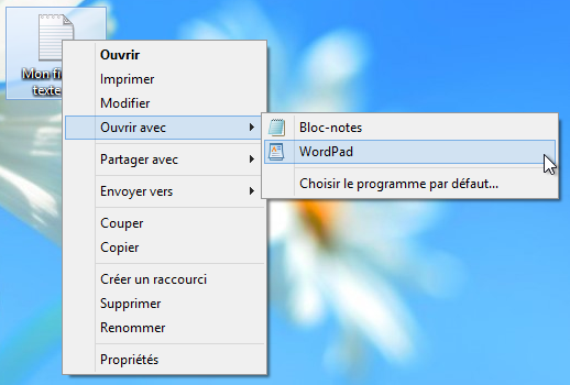 Ouvrir avec...
