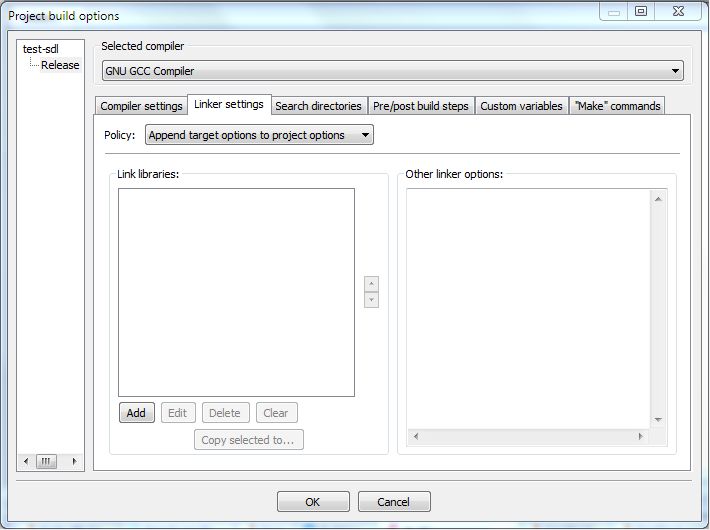 [Résolu] Problème de SDL avec Code::Blocks - ATTENTION: Dernières ...