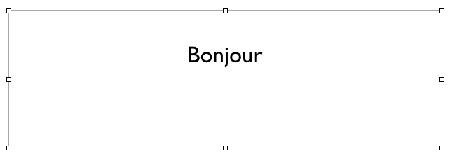 Ajout de texte