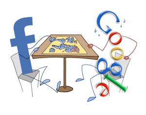 Le combat Google vs Facebook