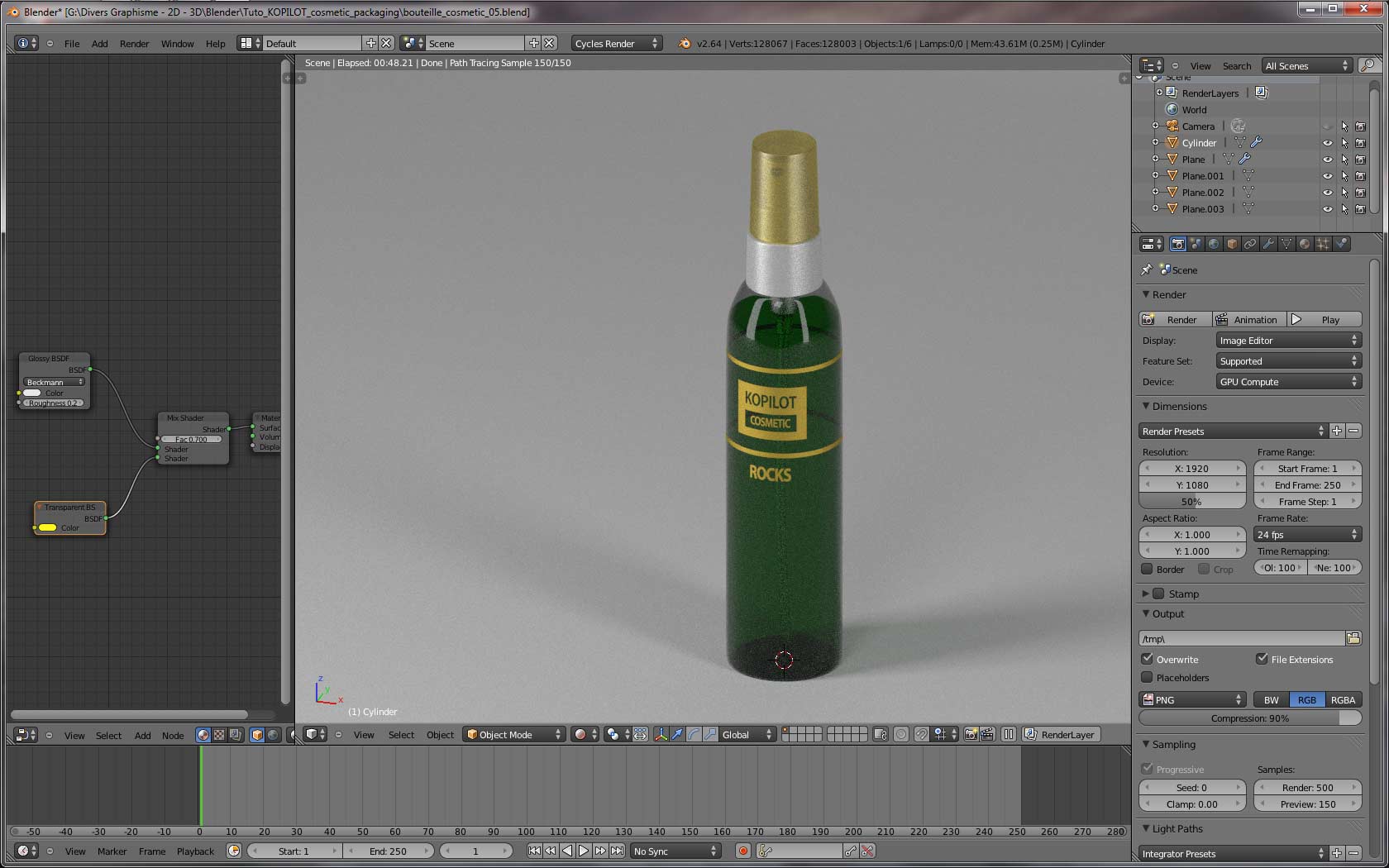 [Résolu] [Blender] Rendu final tout blanc avec Cycles! par shkyo30 ...