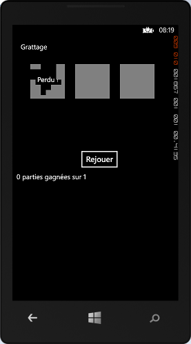 Le grattage