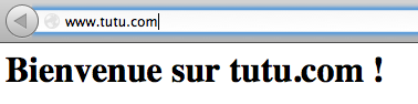 Vrai site www.tutu.com