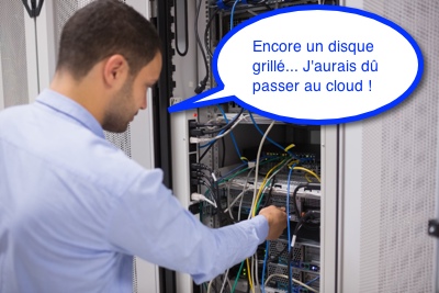 Encore un disque dur grillé... j'aurais dû passer au cloud !