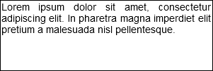 Texte justifié