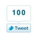 Le bouton Twitter ressemble beaucoup au bouton « J'aime » de Facebook