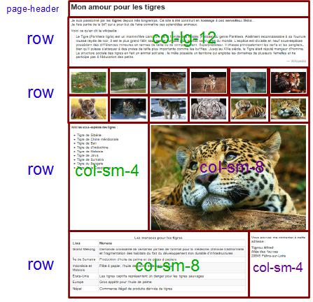 La page d'exemple décryptée