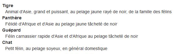Une description verticale