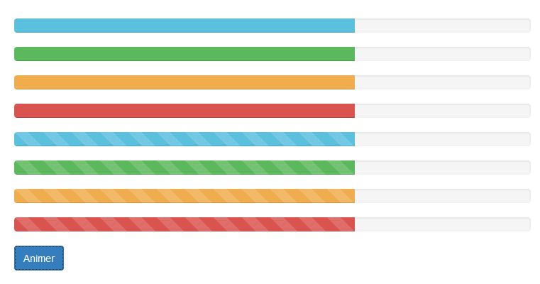 Des barres colorées