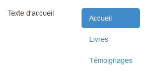 Onglets à droite