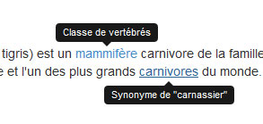 Variété de déclenchement des info-bulles