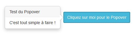 Popover à gauche