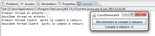 Après que le compte à rebours soit à zéro…
