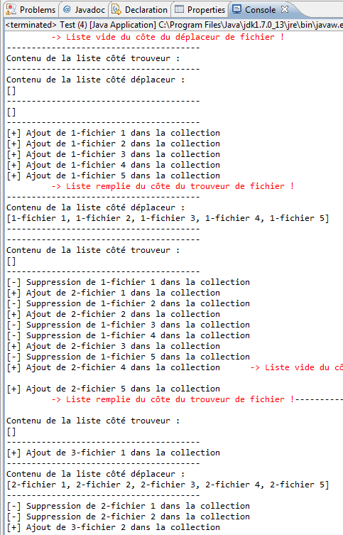 Utilisation d'un Exchanger