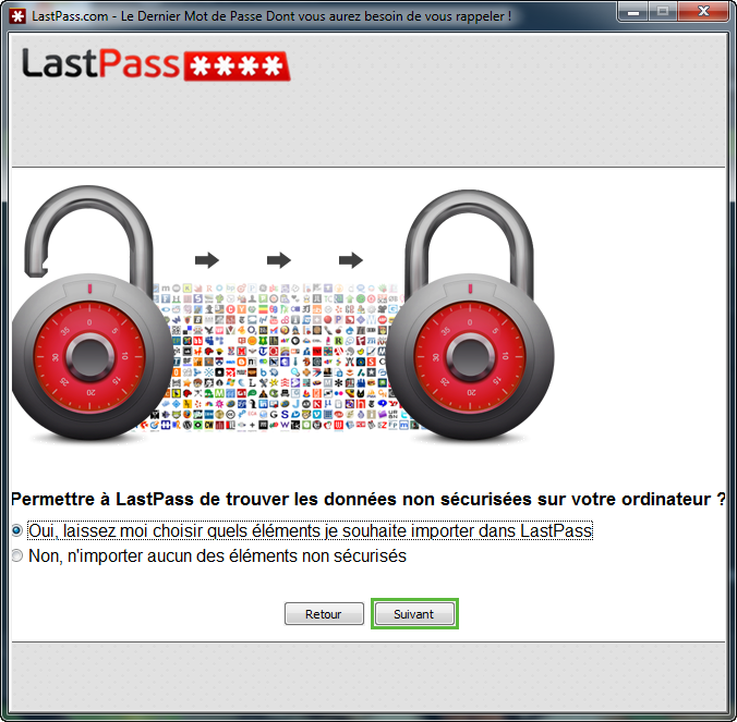 Lastpass peut récupérer vos mots de passe pour les sécuriser