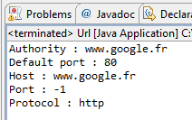 Exemple d'utilisation de l'objet URL