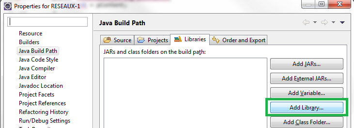 Build Path