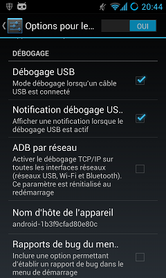 Activez cette option et vous aurez fini