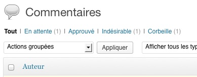 La corbeille regroupe les messages supprimés