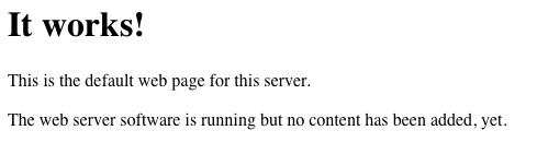 La page d'accueil sur Linux