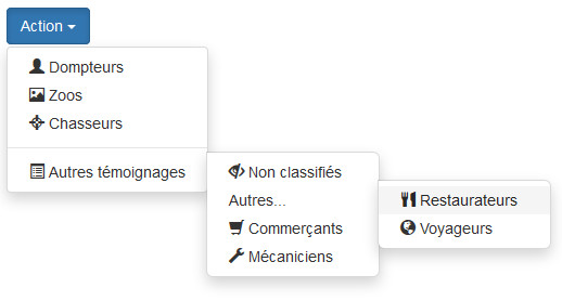 Des sous-menus