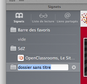 Un nouveau dossier
