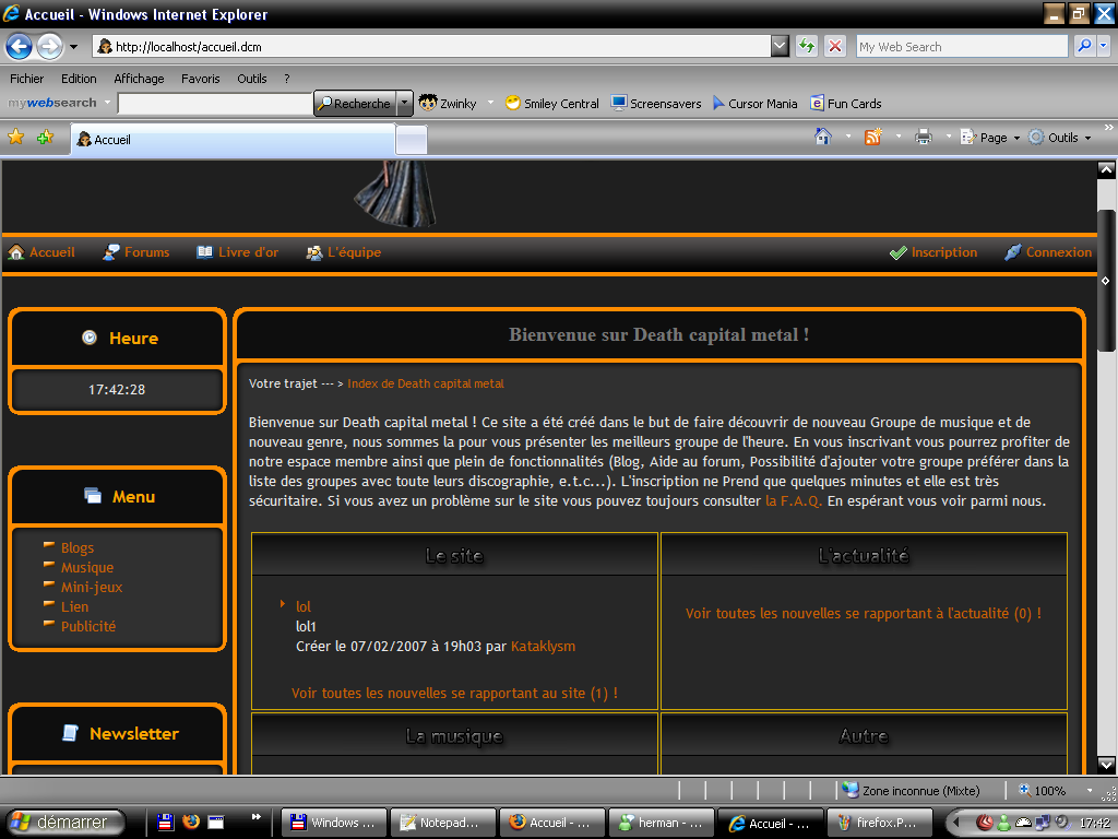 [Résolu] Bug sous internet explorer par Kataklysm - page 1 - OpenClassrooms