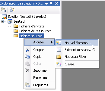 Ajout d'un nouveau fichier