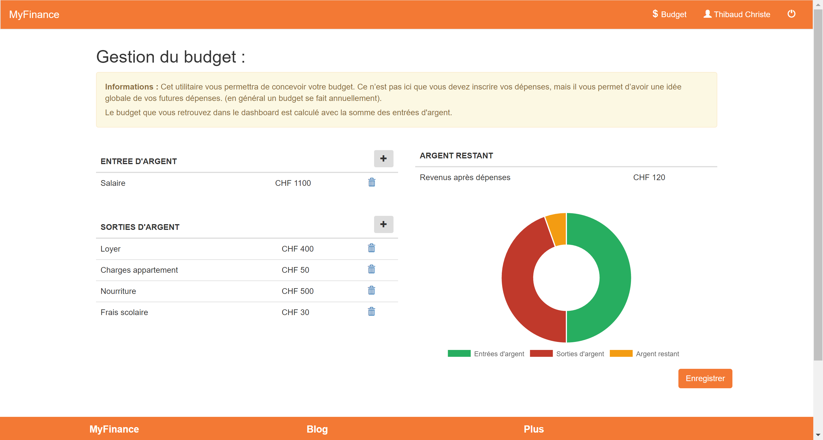 [Site Web] MyFinance par C_IsmE - page 1 - OpenClassrooms