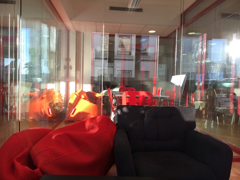 Some rooms have a couch if you need to think in a relaxed environment