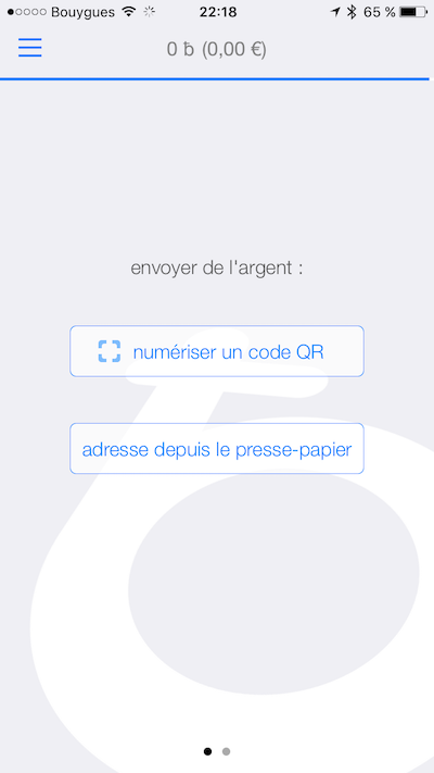 Accueil de breadwallet
