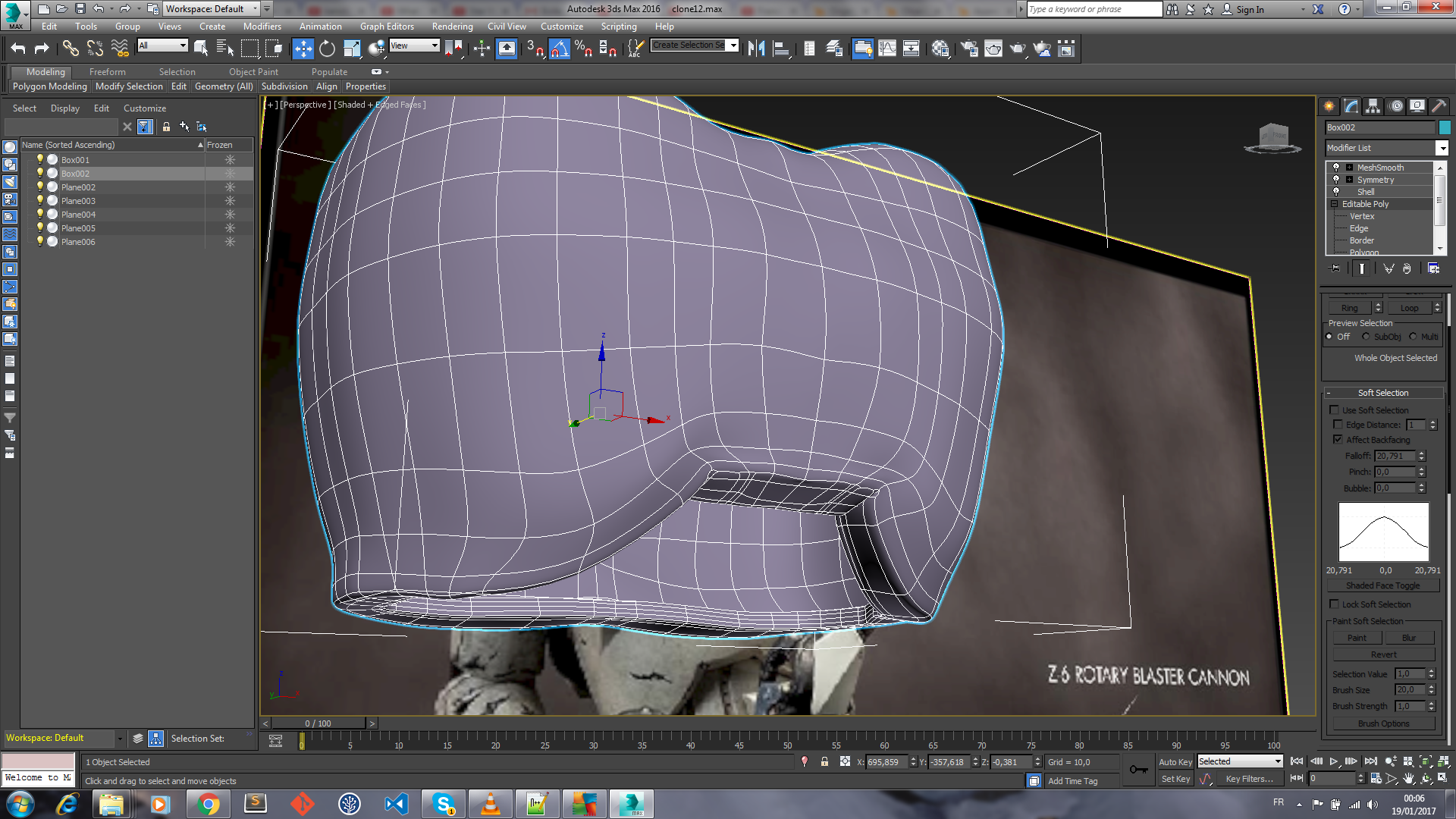 [3ds max] Problème modélisation clone trooper par messerschmitt755 ...