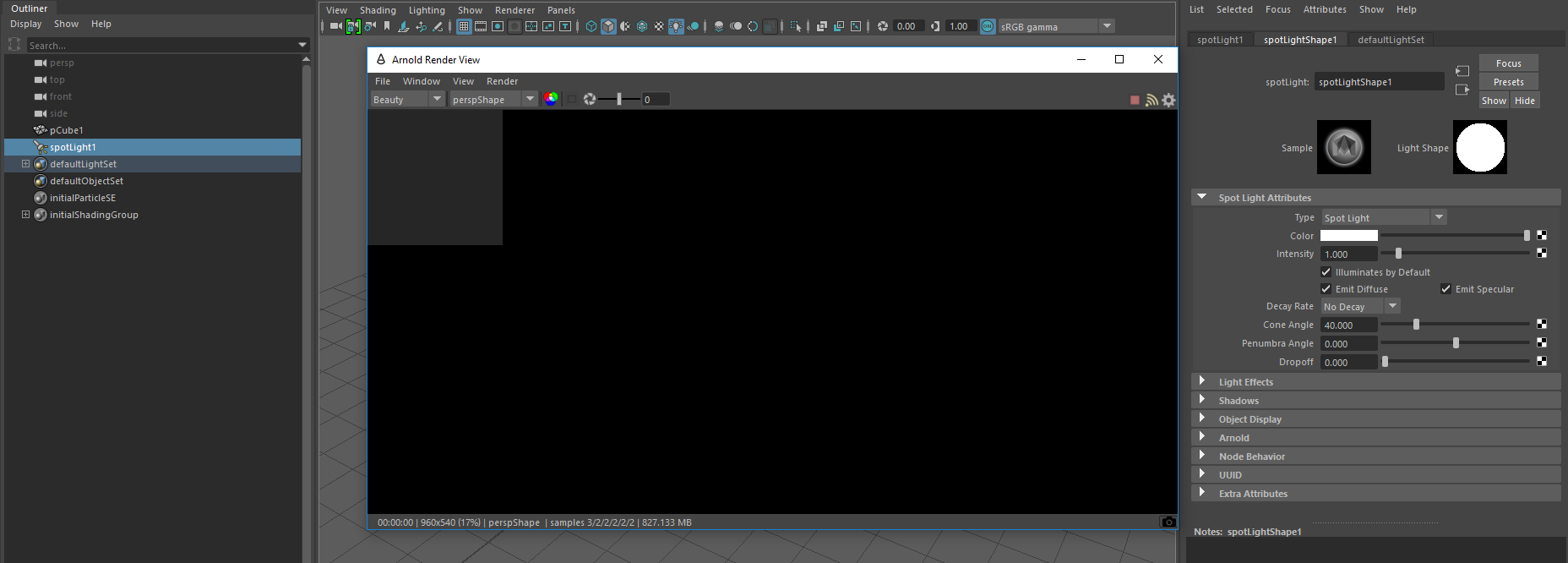 Probléme rendu en temp reel avec Arnold [urgent] par floreargt page 1