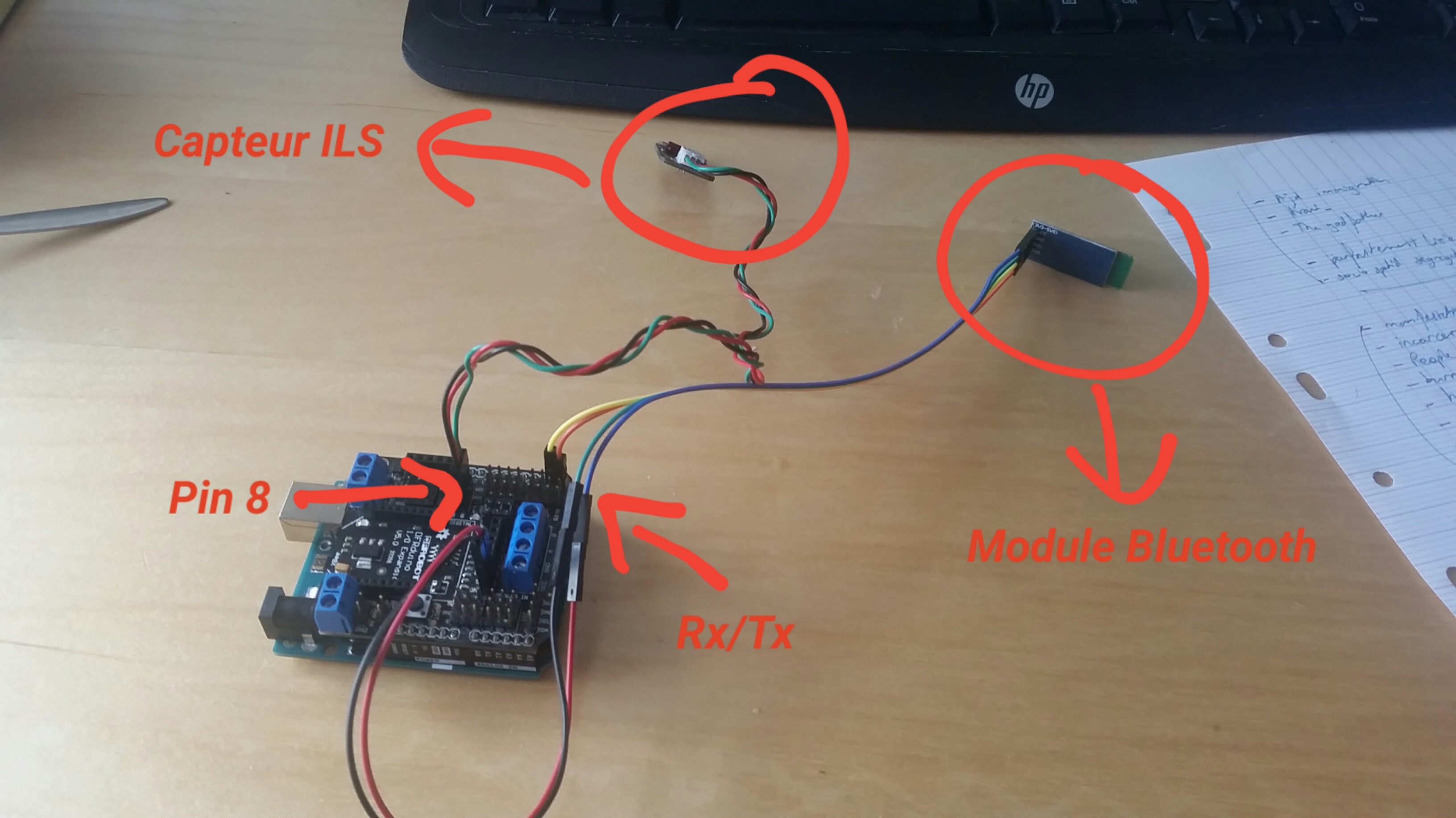Carte Arduino + capteurs
