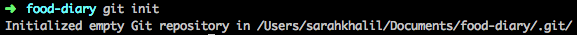 Initialisation du répertoire avec git