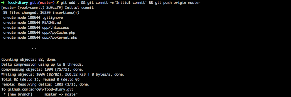 Commit et push sur le repository distant Github