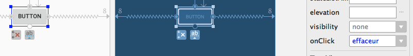 Association d'une méthode à onClick via le design