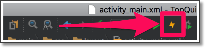 The Apply Changes button is an orange lightning bolt.