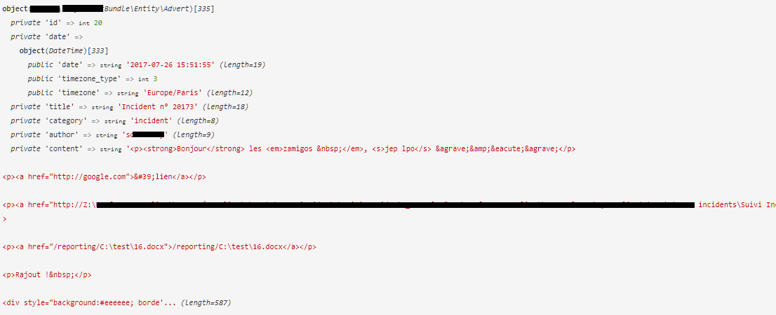 Simsimz Symfony récuperer un lien depuis mon textarea par simsimz - page 1 ...
