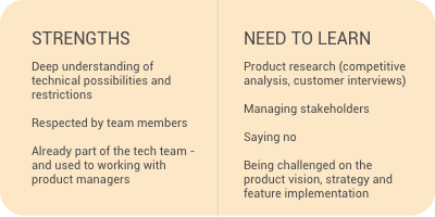 Strengths and Challenges for the engineer moving into product