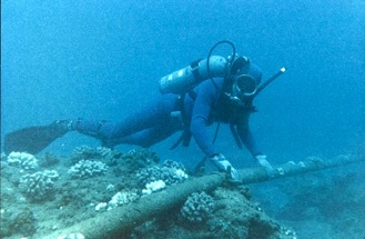 Un câble sous-marin