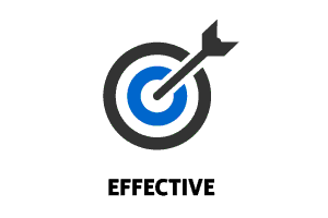 Being effective means achieving objectives with limited time