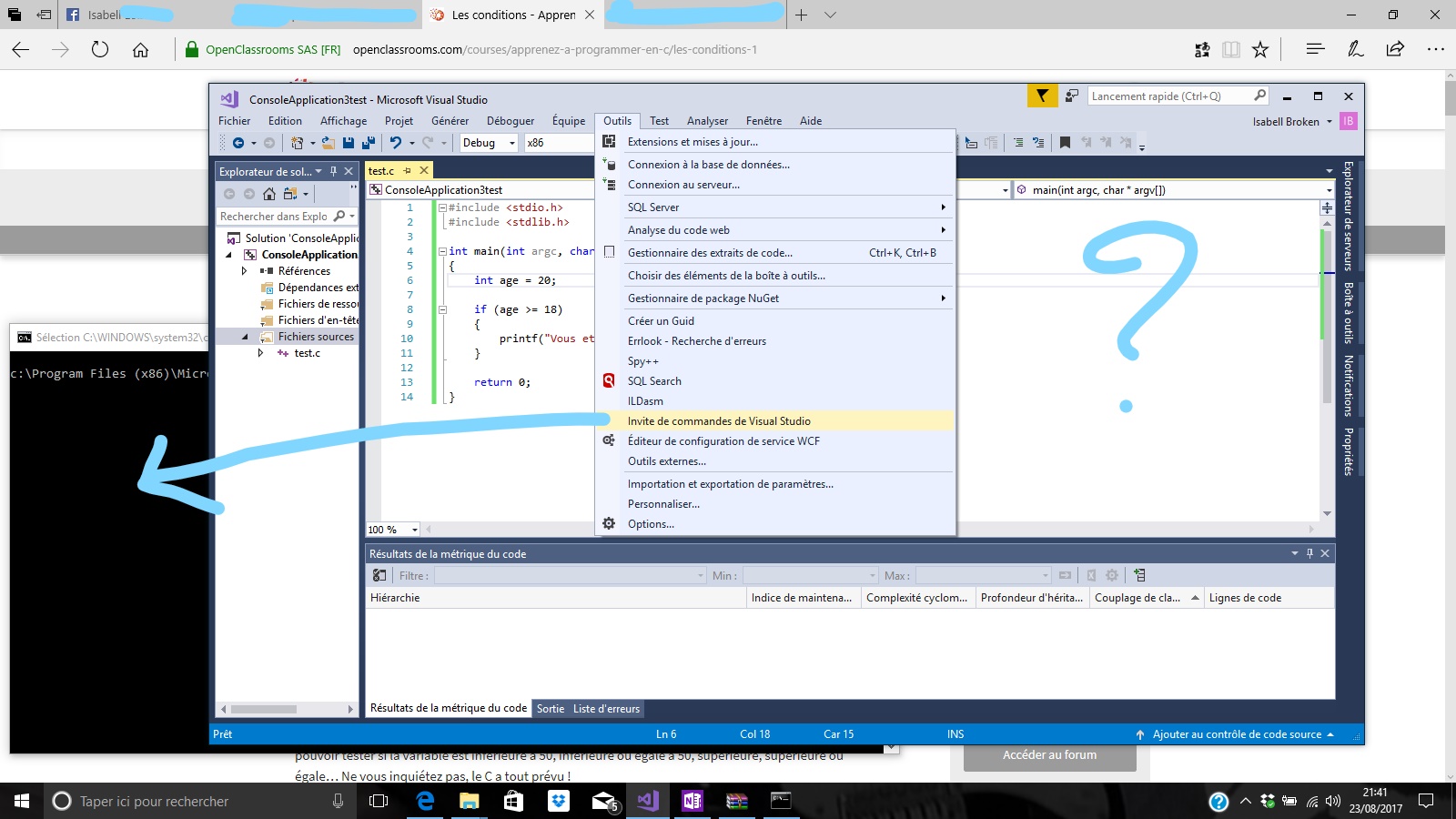 [Résolu] Cours apprenez à programmer en c - test avec visual Studio - j ...