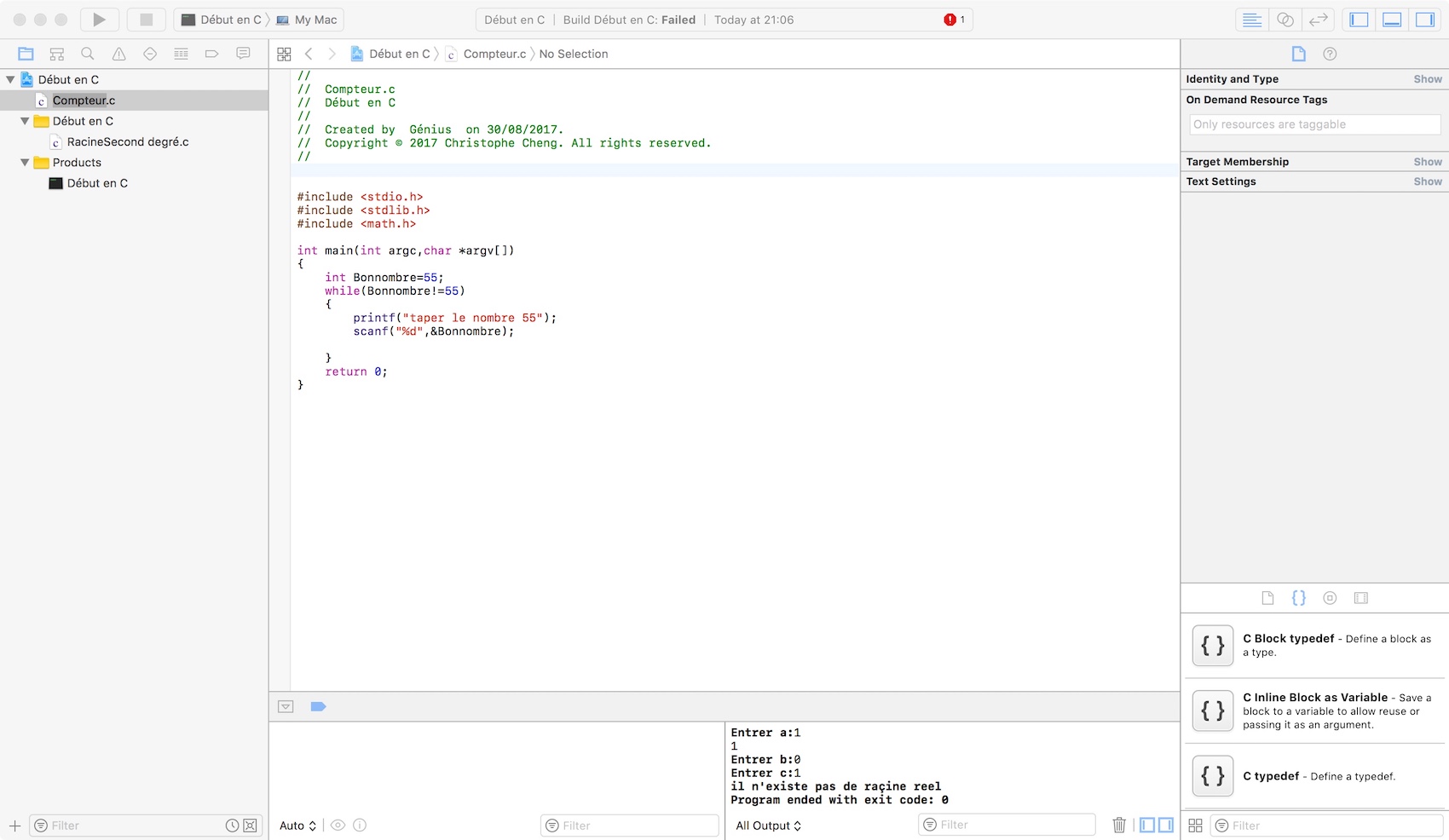 Failed With Exit Code 1