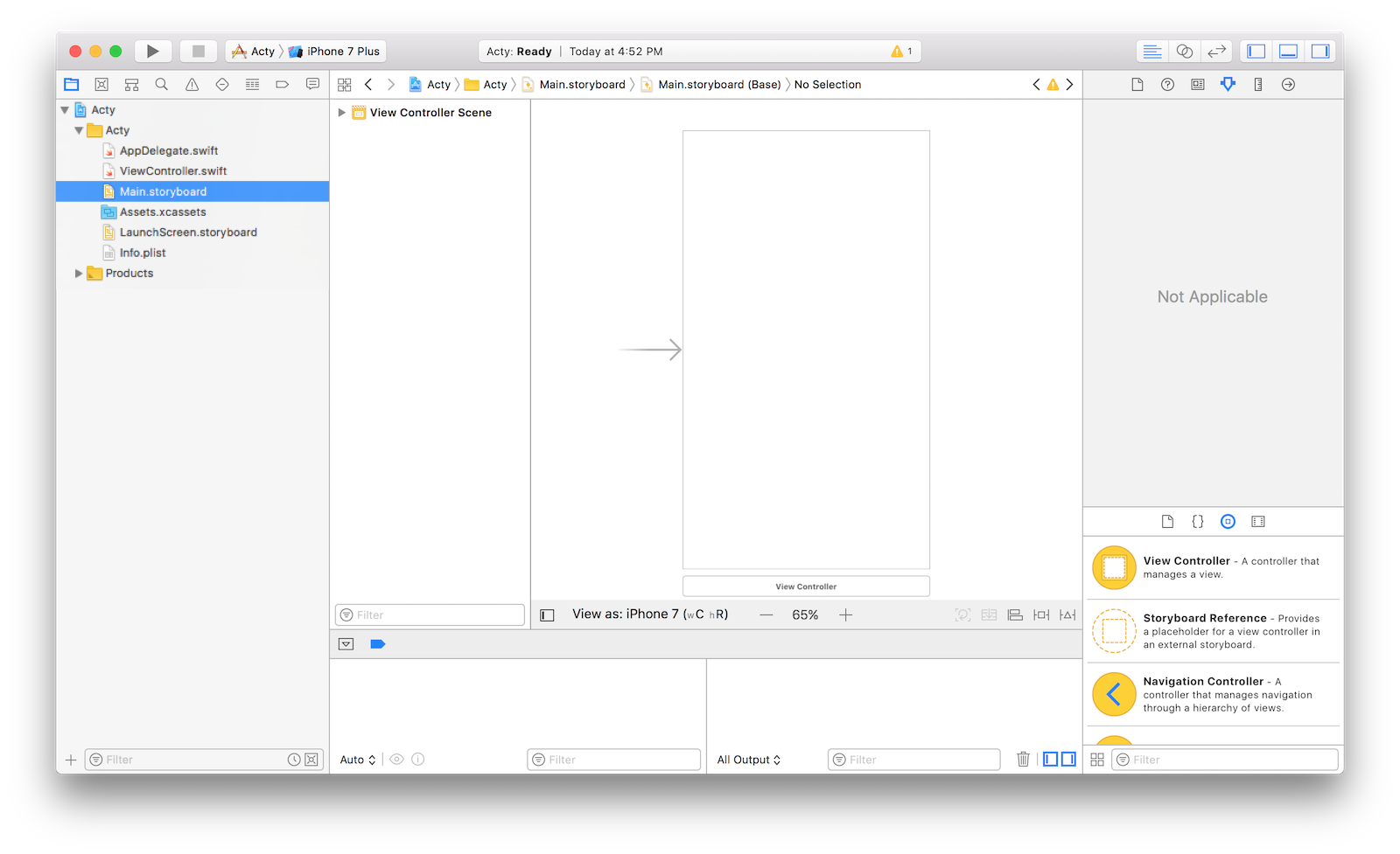 The Xcode Storyboard