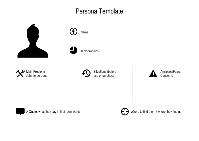 Job-To-Be-Done Persona Template