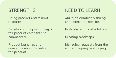 Strengths and challenges for the marketer moving into product management